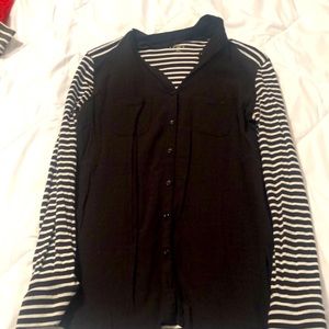 Black & White Long-sleeve T-shirt